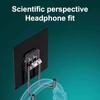 Universal Headphone Stand Adhensive Plastic Wall Mount Hanger Under Desk Headset Rack Holder Support For Gaming Earphone Bracket