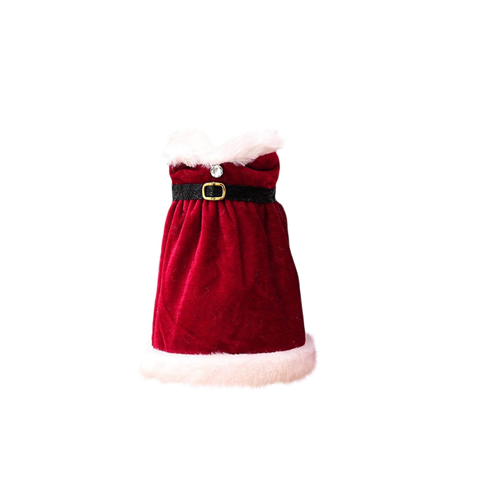 

Christmas Wine Bottle Covers Decoration Plush Xmas New Year Dining Table Decor Party Gift One Size