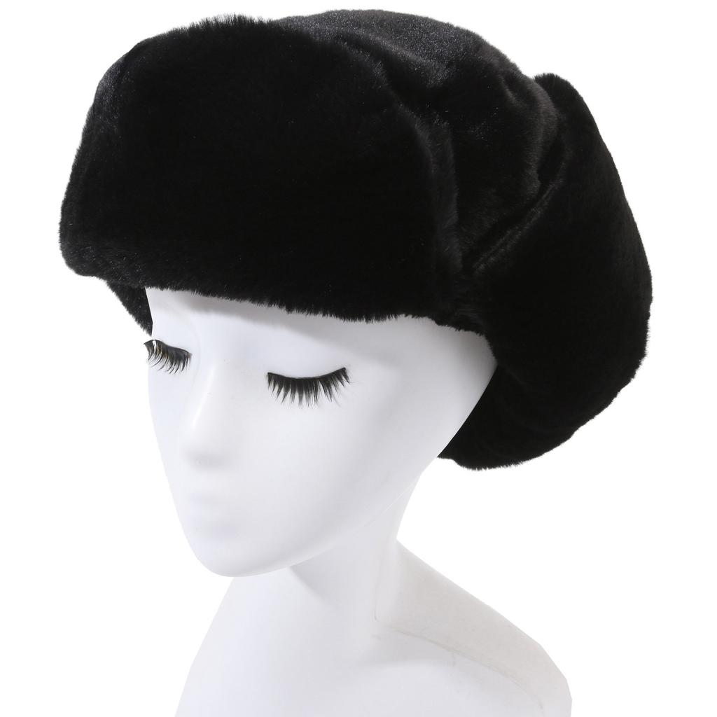Thickened Plush Lei Feng-style Earmuff Hat  (2 Wearing Styles) - Windproof, Cold-Resistant, Ideal for Winter Outdoor Cycling.
