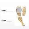 Casio 50 Meters Waterproof Quartz Steel Strap Same Style for Men and Women Gold Dial MTP-B145G-9A
