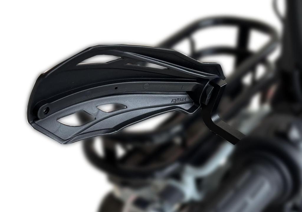 Kijima Knuckle Guards (Black) for Cross Cub/Hunter Cub/CT125 (Product Code: 405-0472)
