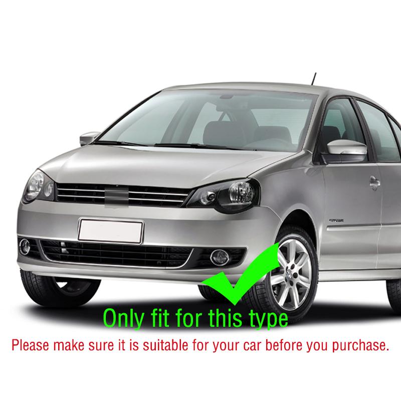 Car Front Bumper DRL Fog Light Lamp Trim Grille Cover Frame Lid Bezel For VW Polo 5 MK5 2011 2012 2013