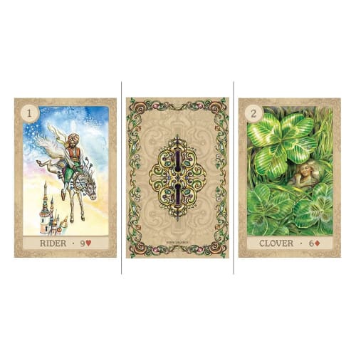 Kancharo Lenormand 38-Piece Tarot Card Set [Fairy Tale Lenormand] Includes a Japanese Lenormand Card Basic Instruction Manual and Pouch (Authentic)