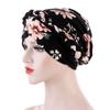 Caps Floral Print Soft Cotton Head Wrap Women Braid Hijab Cancer Chemo Caps Ladies Muslim Turban