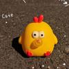 Blow Bubble Pinch Toys Yellow Chicken Cartoon Knead Toy Interactive Games Squeeze Toys  Baby Game