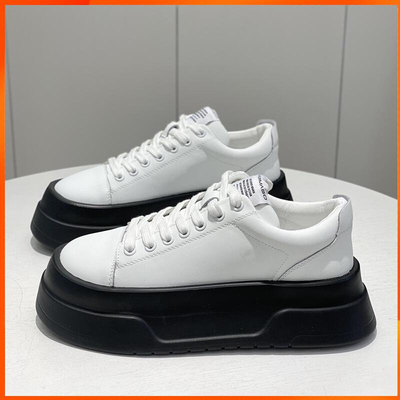 

Сетчатые красные популярные кроссовки женские осенние новые нишевые толстые подошвы корейской версии студенческие повседневные кожаные белые туфли женские прилив