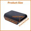 For Tesla Model Y Juniper -2026 Center Armrest Booster Pad Suede Leather Magnetic Storage Box Model 3 Higher Armrests Box