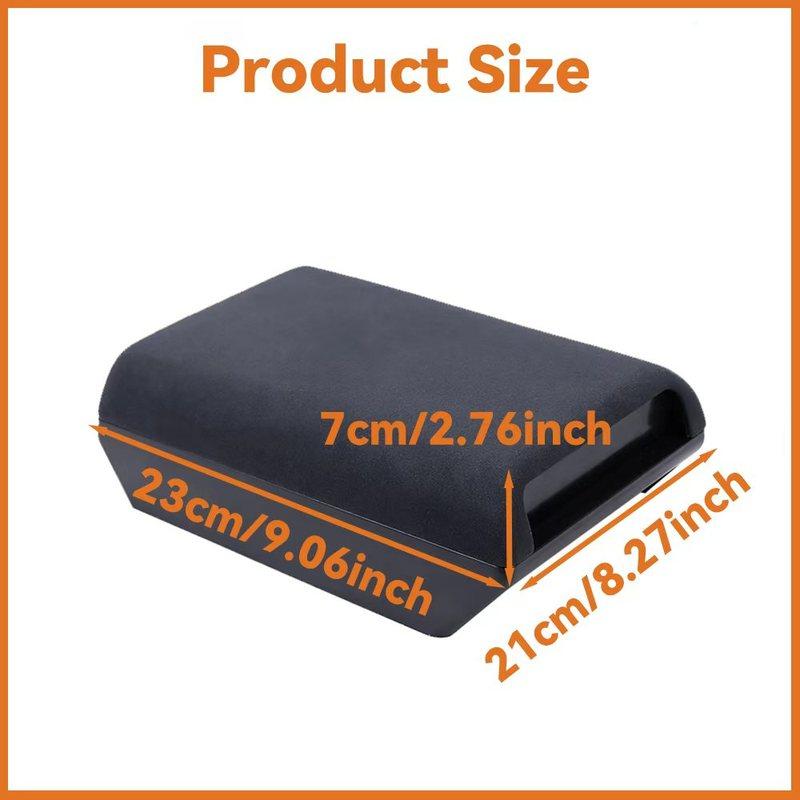 For Tesla Model Y Juniper -2026 Center Armrest Booster Pad Suede Leather Magnetic Storage Box Model 3 Higher Armrests Box