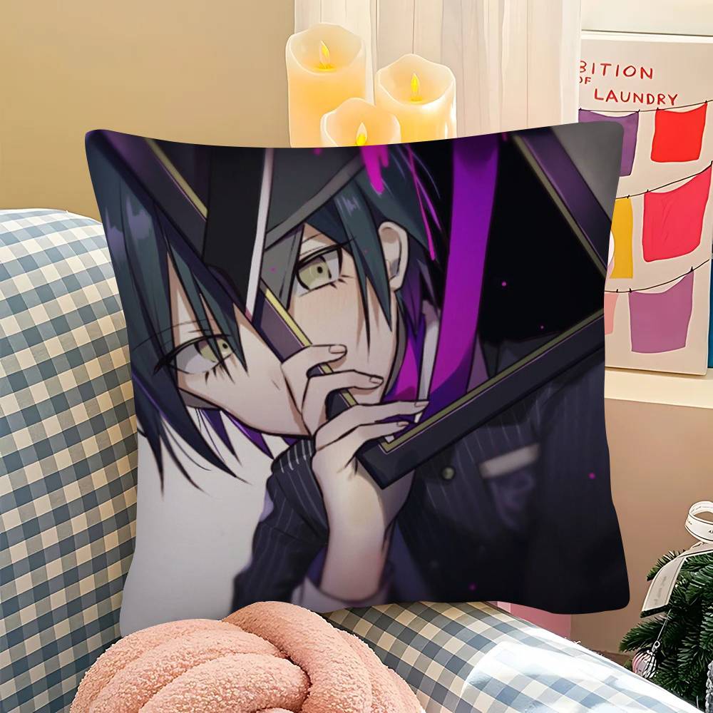 1Pc P-Shuichi Saihara Pillow Case Fashion Square Pillowcase Bedroom Sofa Room Ins Decoration Leisure
