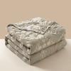 Plaid Cotton Gauze Blankets For Beds Summer Breathable Quilt Blanket Bed Sheet Bedspread Sofa Cover Throw Blankets Dusty Pink