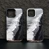 The new black wind seaside is suitable for iphone17 mobile phone case Apple 15promax/14 anti-drop 13pro16 Europe and America