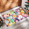 Fall Guys Crystal Velvet Rug, Soft Anti‑Slip Crystal Velvet Carpet for Living Room Bedroom Home Decor
