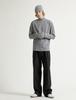 MARBETE Standard Mock Turtleneck Knit Grey