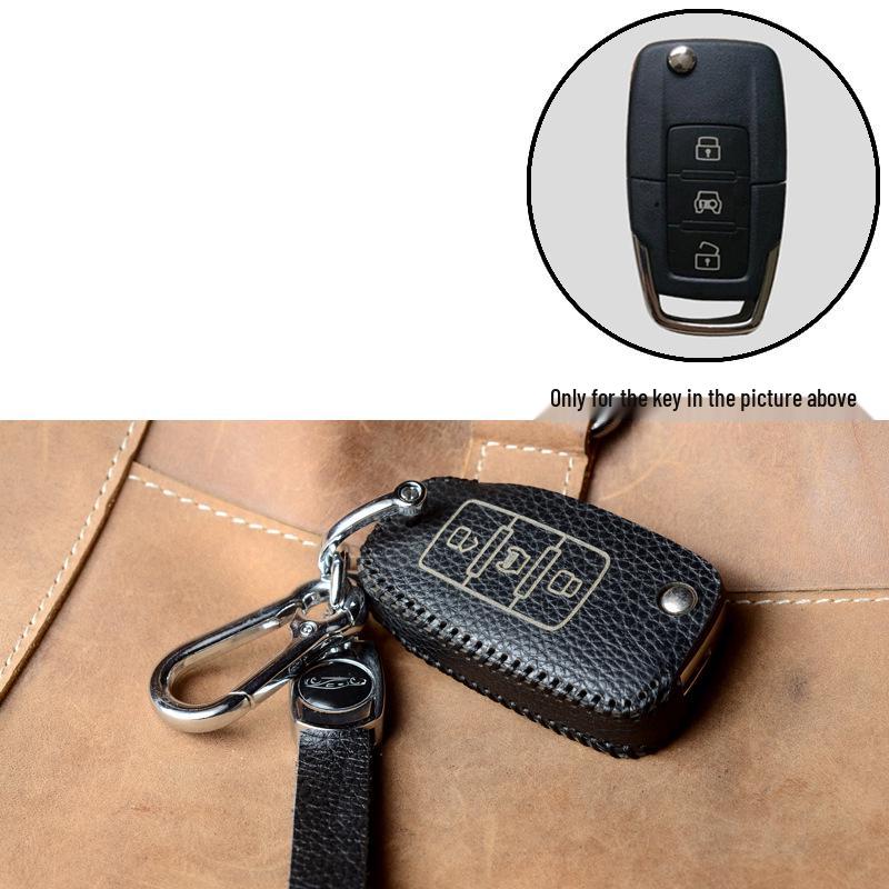 

Genuine Leather Key Protector for Luxgen U7/MPV Big 7 and U6 Na 5/S5