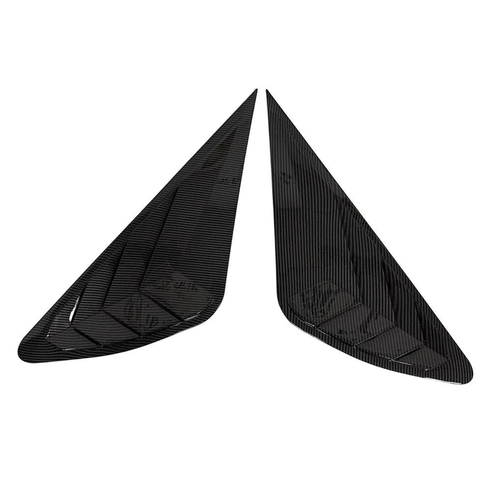 For Lexus RX270 RX450 350 2009-2014 ABS Plastic Window Quarter Louver Scoop Cover Side Vent Shutter Trim Car Adhesive Accessorie