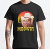 Meowdy! Funny Country Music Cat Cowboy Hat Vintage T-Shirt Classic T-Shirt S-3XL