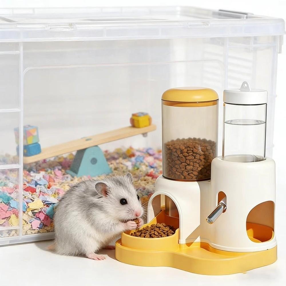 Hamster-Wasserspender mit großem Fassungsvermögen, abnehmbare Basis, Haustier-Wasserflasche für Geschäftsreisen