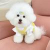 New Autumn Style Fleece Warm Pet Dog Clothes, Teddy Bichon Frise, Small Flying Sleeves, High Neck Base Layer Two-legged Jacket