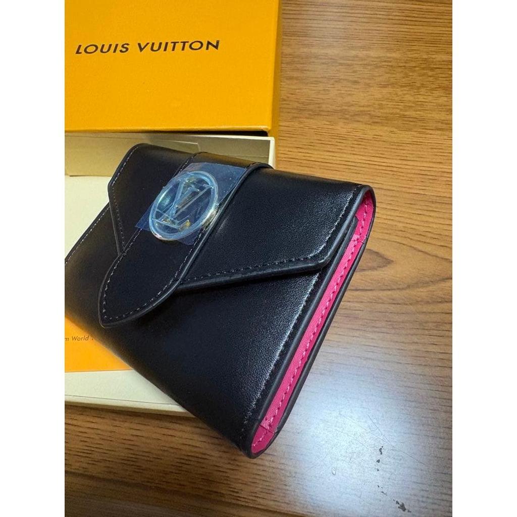 Used LOUIS VUITTON tri-fold wallet black pink