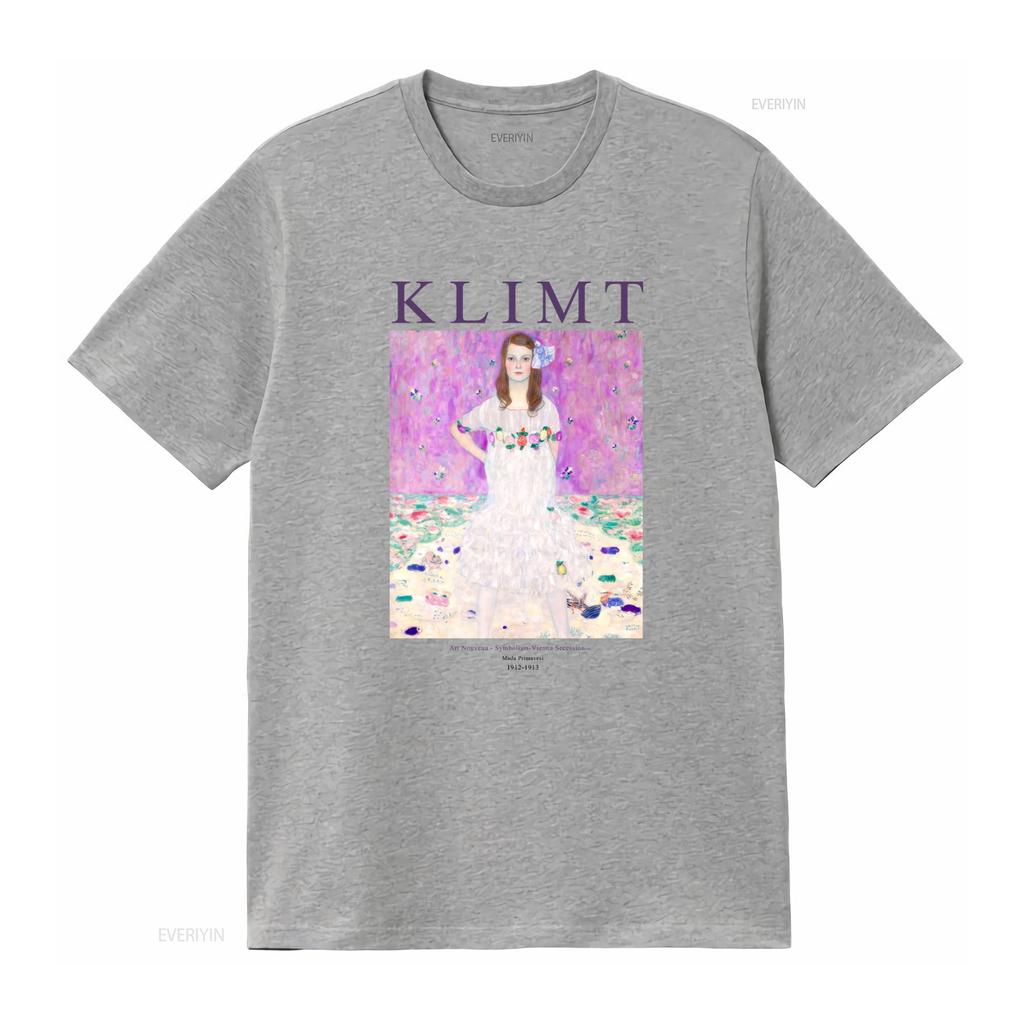 Gustav Klimt Art Nouveau Symbolism Vienna Secession Exhibition M Da Primavesi Met Museum T Shirt M1708 Vintage Washed Homme