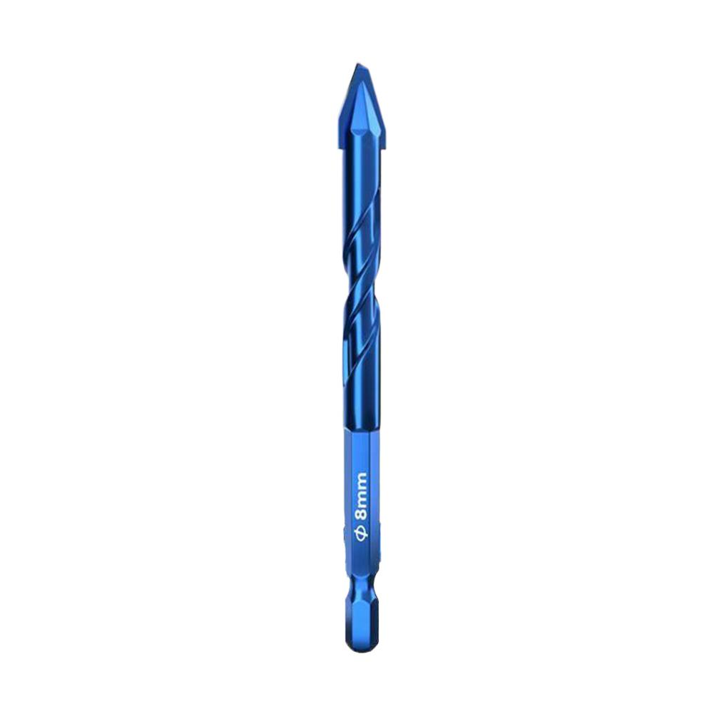 Professionelles Hartmetall-Bohrer-Set 5 Teile für polierte Fliesen Mauerwerk Holz Metall und Glas - 6mm bis 12mm Größen