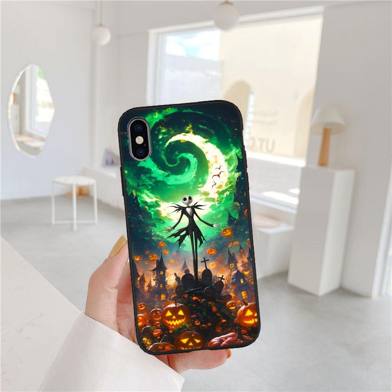 

CJ83 Nightmare Before Christmas Soft Shell Phone Case for OPPO A3 Pro A72 A74 A76 A77 A77S A78 A79 A94 A95 A18 A40M A58 OPPO A3 Pro 5G