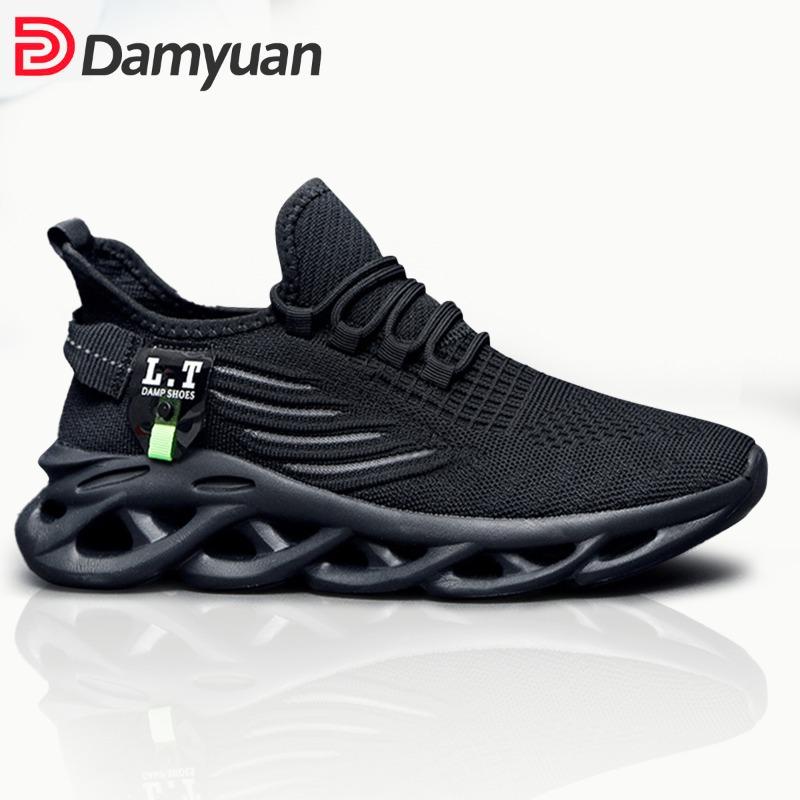 Men's Lace-up Leisure Outdoor Sports Are Comfortable Breathable Non-slip And Versatile Running Sneakers Men's Platform Shoes