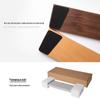 Black Walnut Solid Wood Keyboard & Mouse Wrist Rest Pad