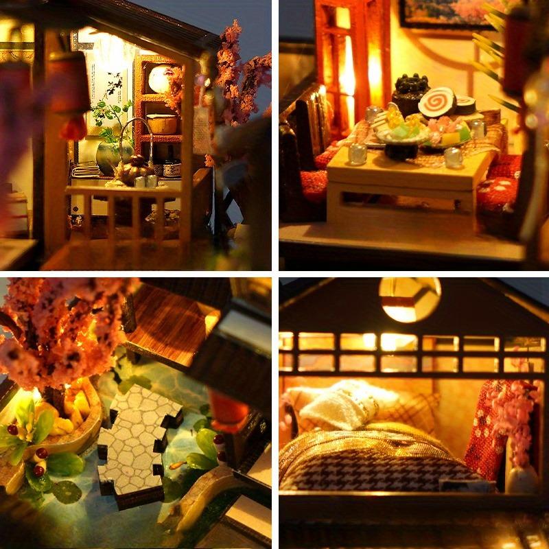 DIY Miniature Dollhouse - Mini Sakura Residence, 3D Puzzle, Birthday Gifts for Family and Friends