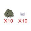MOC Military Modern Weapon Accessories Building Blocks Character Backpacks Helmets Vests Armors Night Vision Devices Bricks Toy
