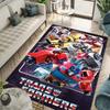 3D T-Transformers Cartoon Printed Bumblebee Carpet Living Room Bedroom Decoration Non Slip Kitchen Bathroom Outdoor Area Carpet