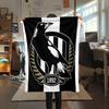 Collingwood Magpies  Print Flannel Blanket, High quality Comfortable for All Seasons, Home Decor, Warmth and Comfort