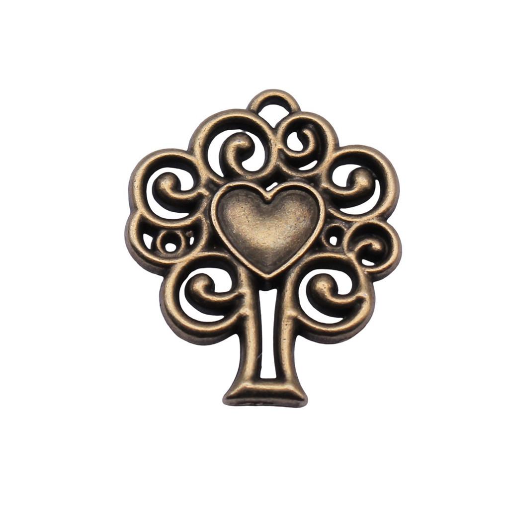 Tree Of Life Charms Antique Round Pendants For Spiritual DIY Jewelry