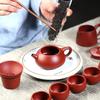 Sun Huan Da Hong Pao Zisha Stone Scoop Tea Set