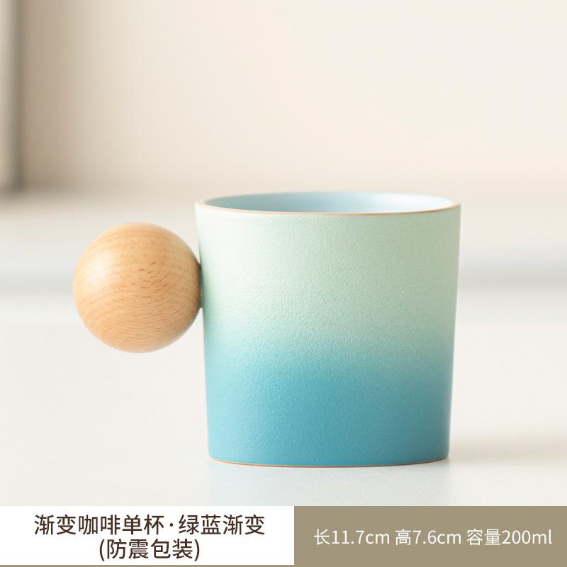 Light Luxury Ceramic Coffee Cup And Saucer Set, Small Fresh Water Cup Design Sense Cup Creative Afternoon Tea Household
