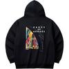 Anta Basketball Series Pullover Loose Hooded Letter Print Fleece Warm Sweatshirt Men Sweatshirt Basic-Black 152441745N-5