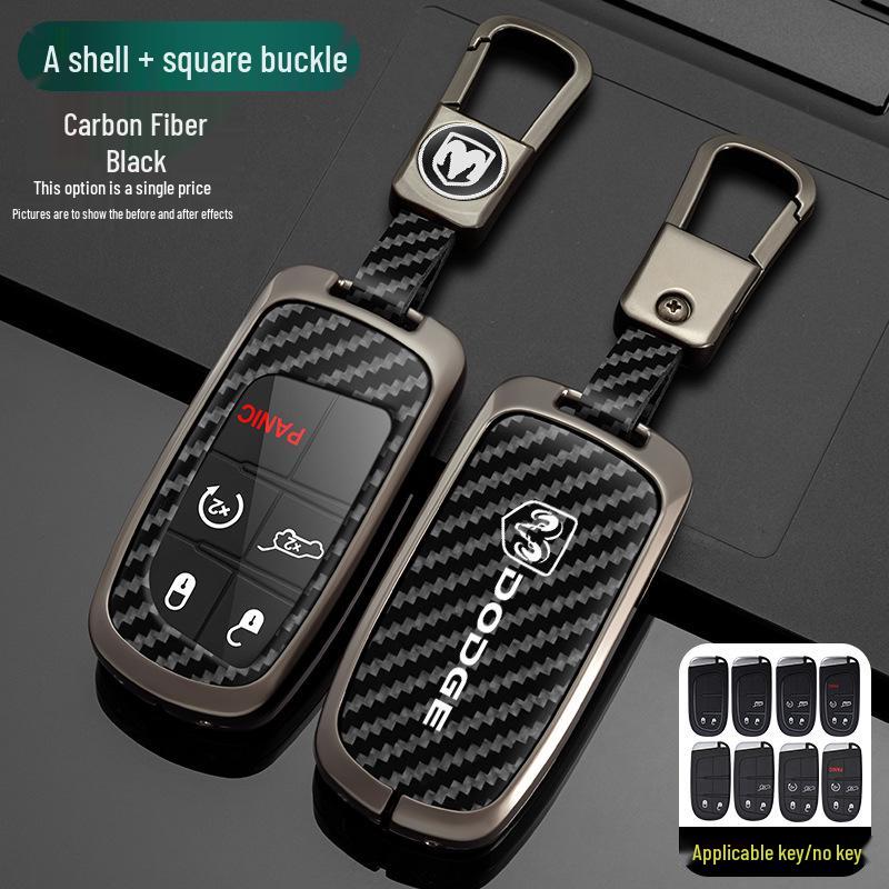 Dodge Journey Challenger RMA Ram Full-Cover Metal Key Case for Men