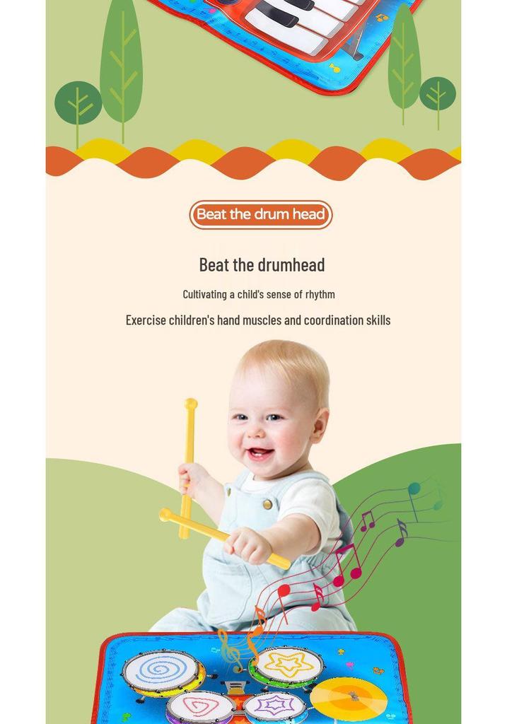 Foot-Pedal Piano Mat: Children's Music & Dance Game for Early Education & Parent-Child Fun