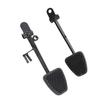 2pcs Brake Throttle Pedals Car Accelerator Pedal Nonslip Foot Rest for Go Kart UTV ATV Quad