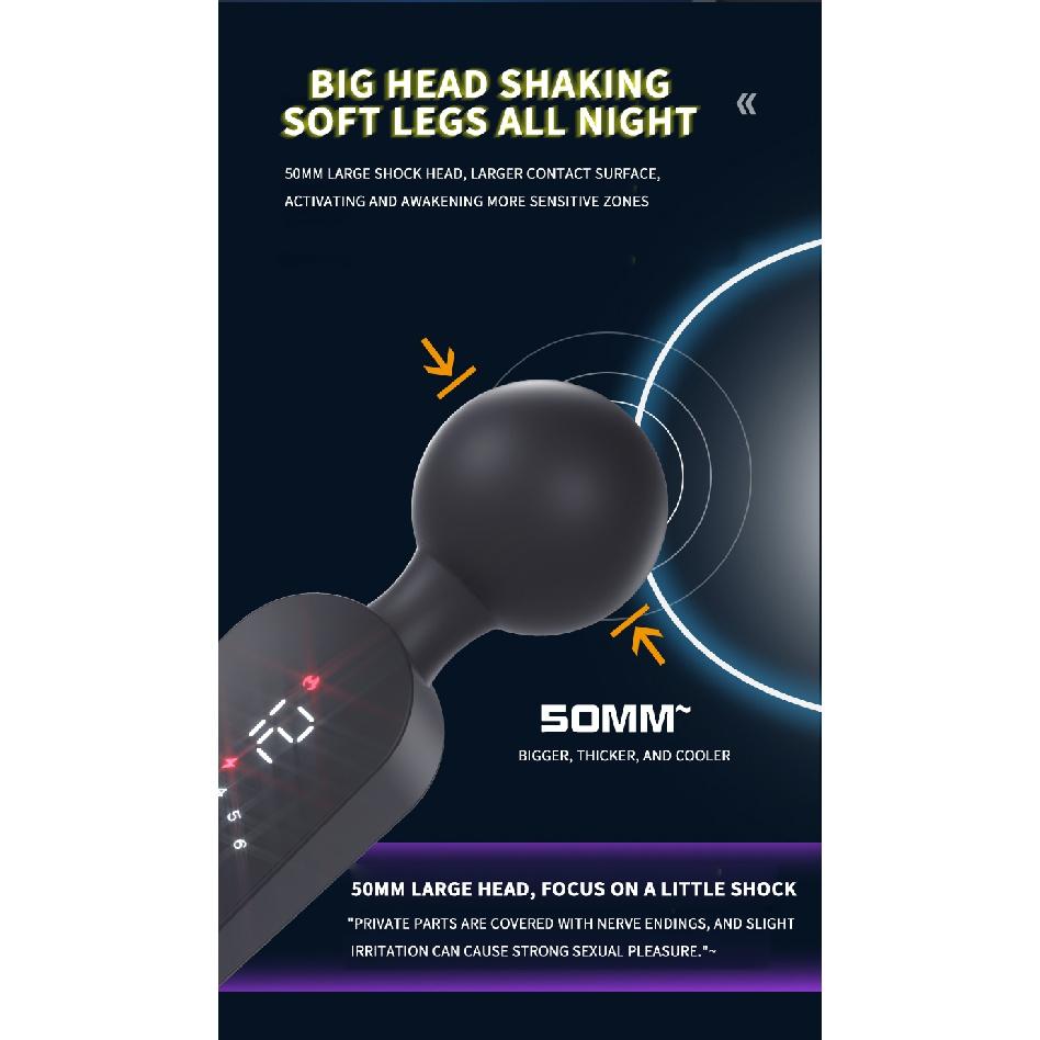 AV Intelligent Heating 6-speed Adjustment Masturbator Vibrator Stick for Women Sextoy Magic Wand Clitoris Stimulator