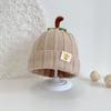 New autumn and winter children's hats cartoon bear plush hats men's and women's treasures outdoor windproof warm knitted hats