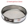 Test Sieve Mesh Screen Metal Ash Aluminum Metal Ash Pharmaceuticals Useful 10-100Mesh Aperture Stainless Steel Test Sieve