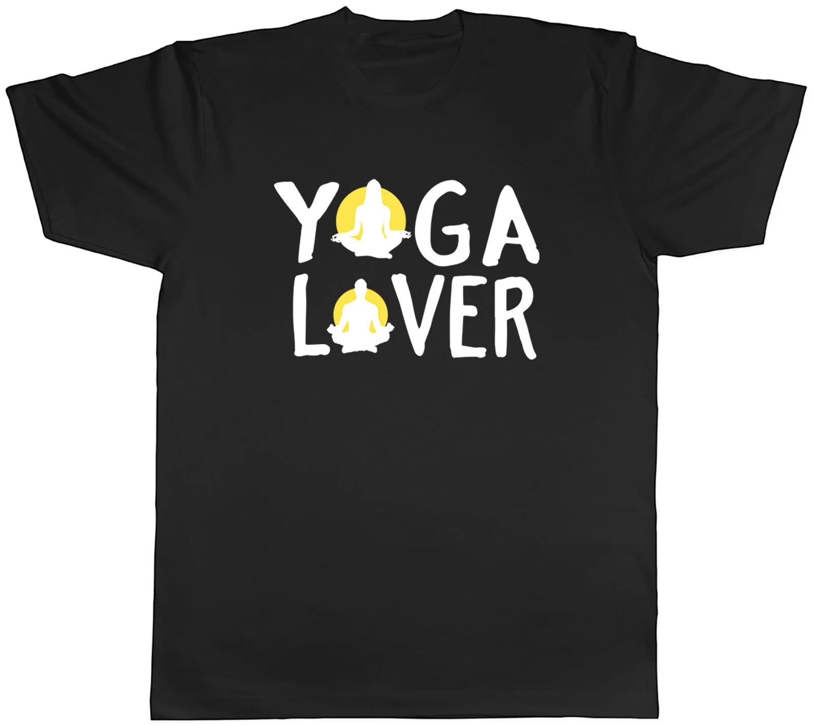 Yoga Lover Mens Unisex T-Shirt Tee S