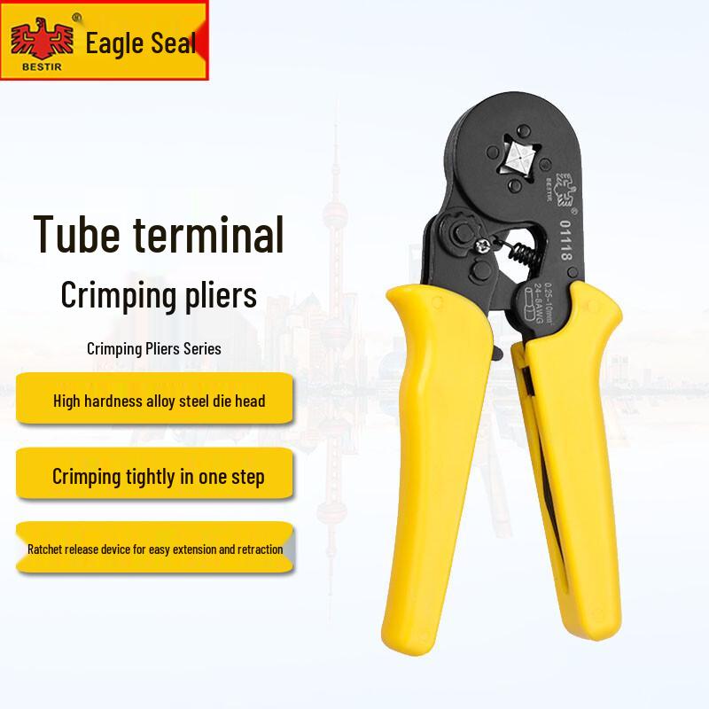 Eagle s Mark 175mm Square Tube Terminal Crimping Pliers