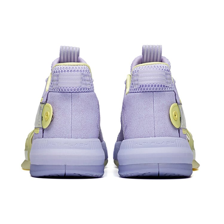 Anta Craze 2 Slip Resistant Abrasion Resistant Mid Top Performance Basketball Shoes Men's Light Purple 112121610-5