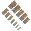 120 Stück 1/1,5/2/2,5/3/3,5 mm Spiralbohrer Sechs Größen Ti-beschichtete Bohrer Holzbohren