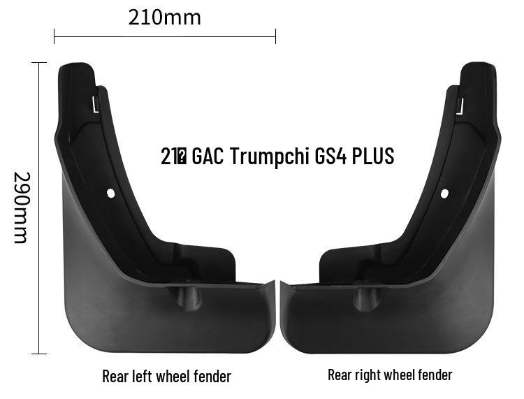 Leder Schmutzfänger für Trumpchi GS4 Plus 2021-2025
