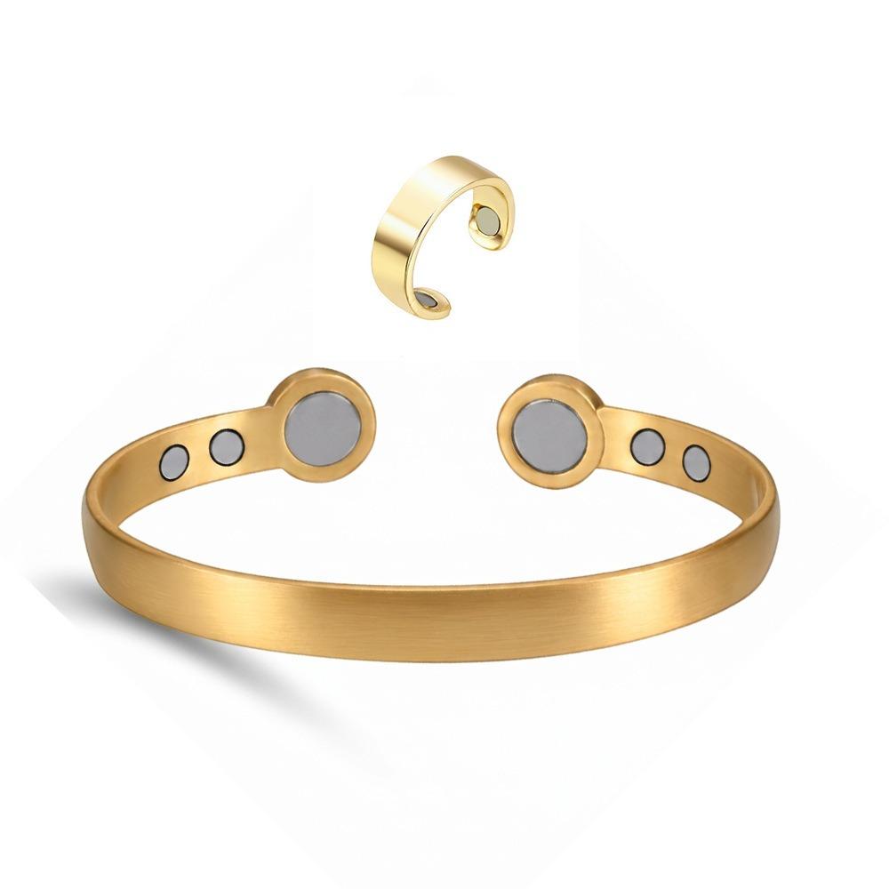 Simple Magnetic Energy Wristband Comfortable To Wear Cuff Bracelets Daily Use