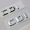 3D ABS Black CDI Logo Letters Car Trunk Badge Sticker For GL ML 320 270 W204 A B C GLK 220 CDI Emblem Accessories