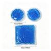 3Pcs Reusable Gel Ice Packs – 2 Round + 1 Square, Soft Flexible Cooling for Face Body Limbs, Portable Travel Gym Home Essential